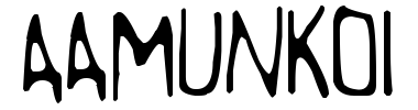 Schrift Aamunkoi