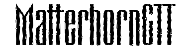 Schrift MatterhornCTT
