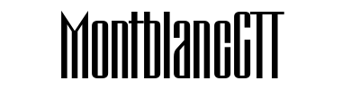 Schrift MontblancCTT