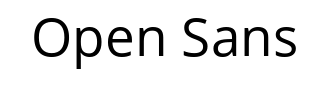 Die Schrift herunterladen Open Sans