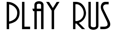 Schrift Play Rus