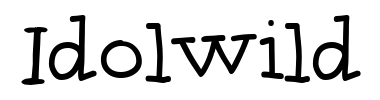 Schrift Idolwild