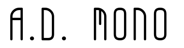 Schrift A.D. MONO