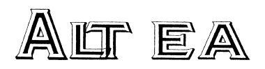 Schrift Altea