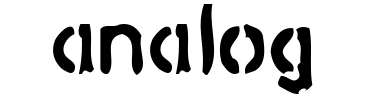 Schrift analog