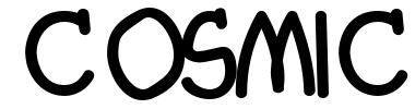 Schrift Cosmic