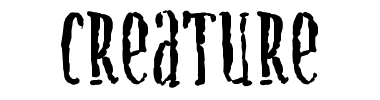 Schrift Creature