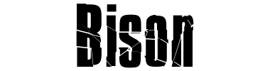 Schrift Bison