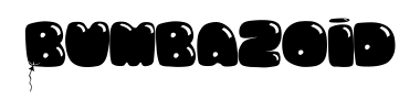 Schrift Bumbazoid