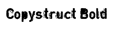 Schrift Copystruct Bold