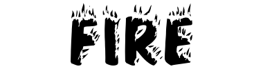 Schrift FIRE