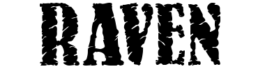 Schrift Raven