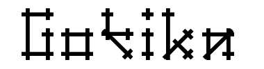 Schrift Gotika