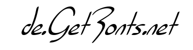 Schrift SF Burlington Script Italic