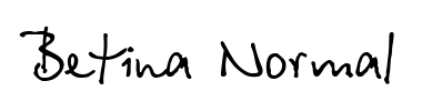 Schrift Betina Normal