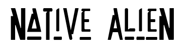 Schrift Native Alien