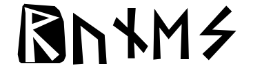 Schrift Runes