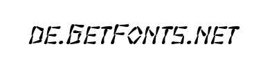 Schrift SF Wasabi Bold Italic