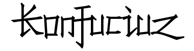 Schrift Konfuciuz