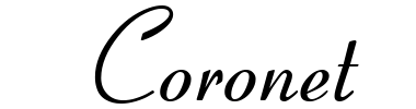 Schrift Coronet