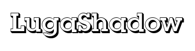 Schrift LugaShadow