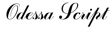 Schrift Odessa Script