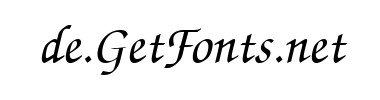 Schrift ZapfChanceryCTT