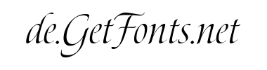 Schrift Bolero script