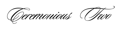 Schrift Ceremonious Two