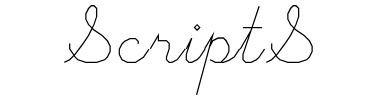 Schrift ScriptS