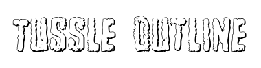Schrift Tussle Outline