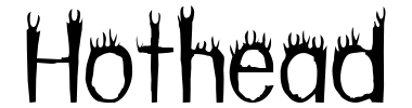 Schrift Hothead