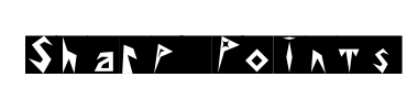 Schrift Sharp Points