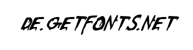 Schrift Were-Beast Italic