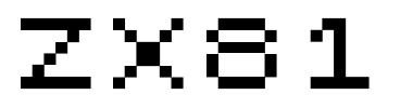 Schrift ZX81
