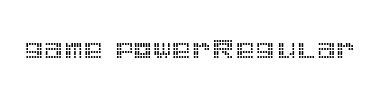 Schrift game powerRegular