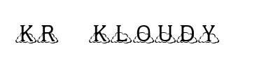 Schrift KR Kloudy 