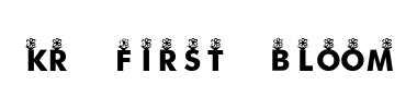 Schrift KR First Bloom
