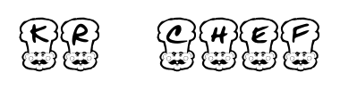 Schrift KR Chef