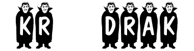 Schrift KR Drak