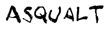 Schrift Asqualt