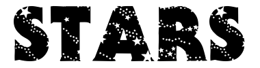 Schrift Stars
