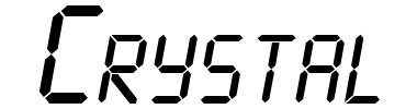 Schrift Crystal