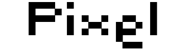 Schrift Pixel