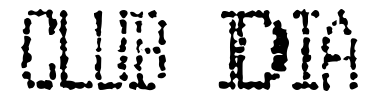 Schrift Club Dia