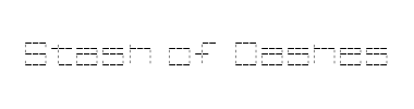 Schrift Stash of Dashes