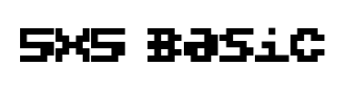 Schrift 5X5 Basic
