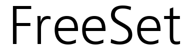 Schrift FreeSet