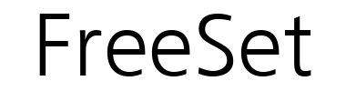 Schrift FreeSet