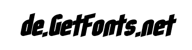 Schrift SF Obliquities Bold